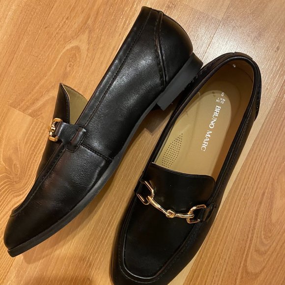 Bruno Marc Women's Penny Loafers Slip on Comfortable Flats Shoes Black Size 9 - Picture 8 of 10